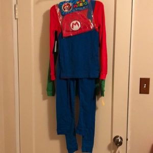 Brand new with tags Super Mario sleepwear set